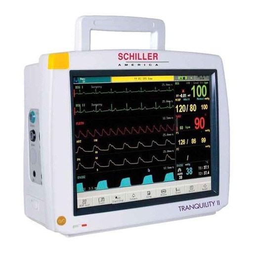 [0-750000ET-601] Schiller Tranquility II, ETCO2 ISA Side Stream Analyzer, CO2, N2O