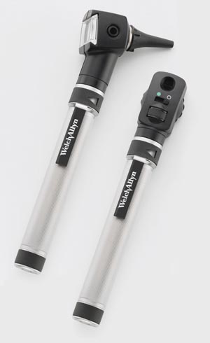 [22800] Welch Allyn 2.5V Pocketscope™ Otoscope/Throat Illuminator, Handle & Rechargeable Cattery