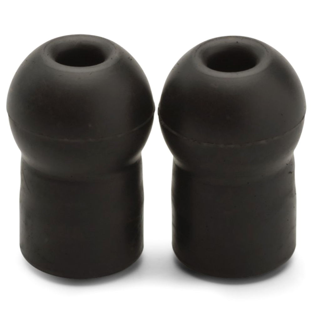 [5079-336] Welch Allyn Large Comfort Sealing Eartips for Harvey DLX Stethoscope, Black
