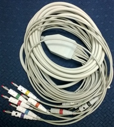 [2.400119S] Schiller Patient Cable, 10-Lead, Resting, Banana Plugs, AT-10, CS-200