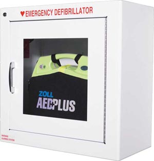 [8000-0855] Zoll Metal Wall Cabinet with Alarm For AED Plus (091223)