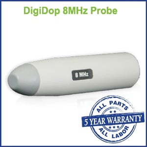 [D8] Newman Digidop Handheld 8MHz Obstetrical Probe Only, Pen Style/ Surface Vessels
