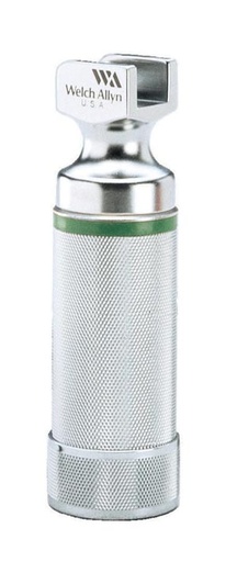 [60813] Welch Allyn Laryngoscope Handle For Fiber Optic Blades, Uses C - Size Batteries