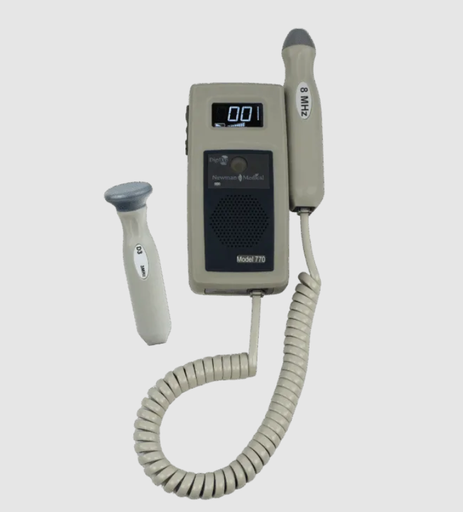 [DD-770-VO] Newman Digidop Digital Display Doppler (DD-770) Includes 3 MHz OB Probe & 8 MHz Vascular Probe