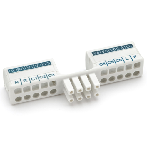 [9293-046-07] Welch Allyn Mortara Burdick ECG Combiner with 10 Leads WAM/ AM12, Gray