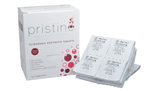 [PRST-UT] 3D Dental Pristine 3D Dental Pristine Ultrasonic Enzyme Tablets, 64Ct