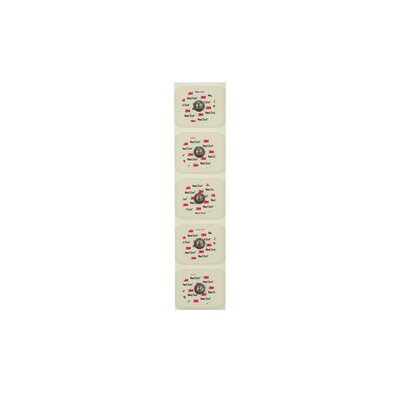 [2560-5] 3M™ Red Dot™ Mon. Electrode, 1.60"x1.36", Adult, Universal, Foam, Sticky Gel, Diaphoretic, 5/bg