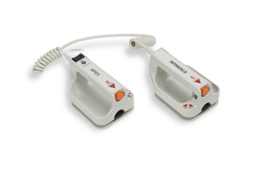 [8000-1010-01] Zoll AED M Series External Paddle Assembly Apex/ Sternum with Controls