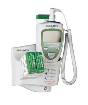 [01690-400] Welch Allyn Suretemp® Plus 690 Electr Thermtr, Wall Mount, Oral Prob& Well, 2-Yr Lim Wrr, 2-BVSC