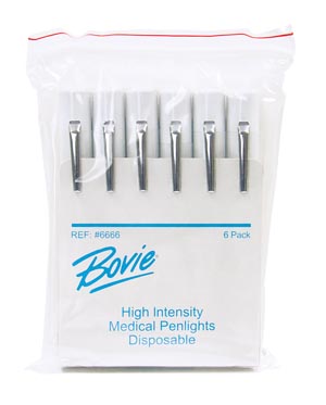 [6666] Symmetry Surgical Aaron Dr. Pack Disposable Penlight, 6/pk