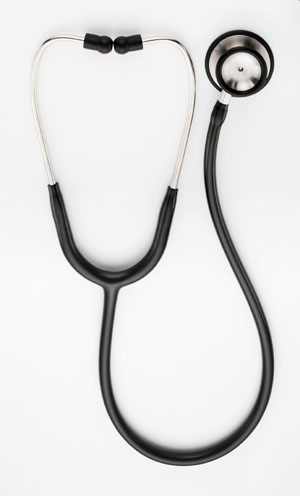 [5079-135] Welch Allyn Professional Grade Double-Head Stethoscopes, 28", Adult, Black, 5-Year Warranty 