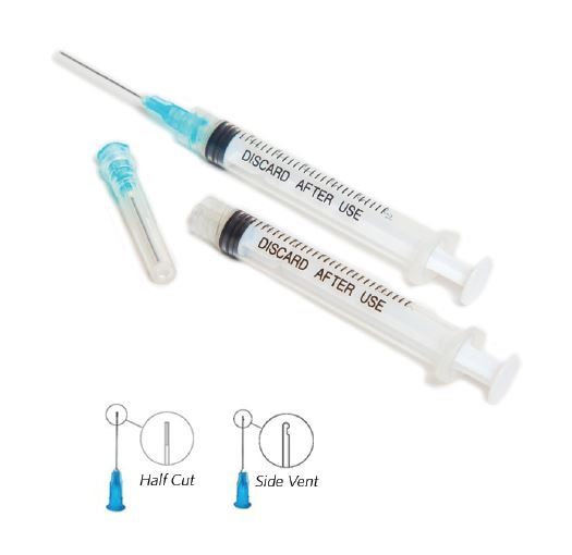 3D Dental Endo Irrigation Side Vent Needles, 100ct Choose Gauge