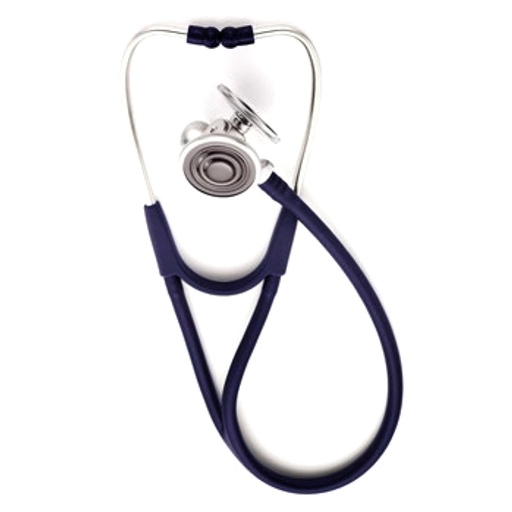 [5079-323] Welch Allyn 28 inch Harvey DLX Stethoscopes with Triple Heads, Navy