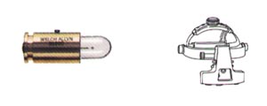 [01200-U] Welch Allyn Halogen Replacement Bulb, For 125 Series Binocular Indirect Ophthalmoscopes