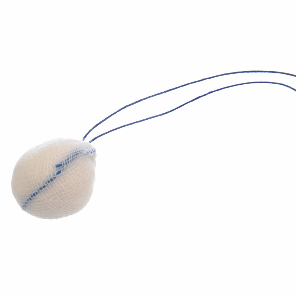[23275-690] BD V.Mueller 1 1/4 inch Ancillary Tonsil Cotton Sponge, Double Strung, 50/Pack