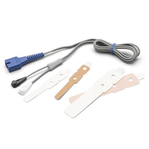 [D-YS] Welch Allyn Nellcor Dura-Y Oxygen Transducer (1 Sensor, 40 Wraps) for Connex and Propaq LT Monitors
