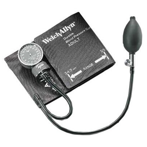 [5090-41] Welch Allyn Tycos DS48 Pocket Aneroid Sphygmomanometer with Large Adult Cuff, Latex Free