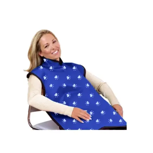 [75051-34] Flow Adult Bib Apron w/Collar, Lead, Paw Print
