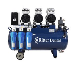 [RITT-CO03140080/220V] Ritter Compressor RA 7/3 D 3HP W/Air Dryer & Drain