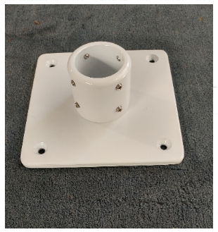 [264-8744] Dental Chair Adapters Floor Plate 8x8 Square