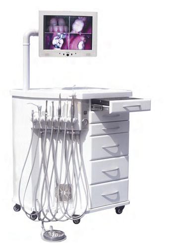 [OMC-2375CV] TPC Self-Contained Orthodonic Mobile Delivery Cabinet w/ Compressor and Vac Pump