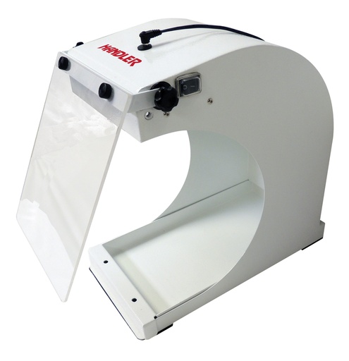 [86D] Handler Splash Hood, Steel Powder Coated W/LED