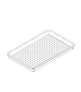 [MIT207] Instrument Tray (large) 7x12