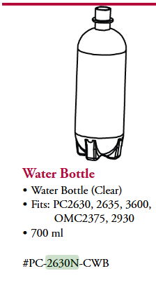 [PC-2630N-CWB] PART/PC-2630N, Clean Water Bottle, 700ml