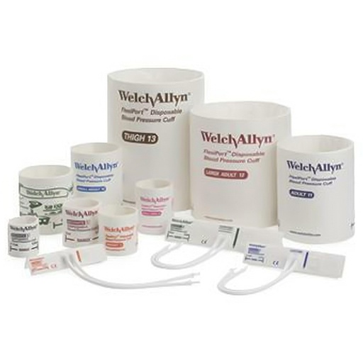 [NEO-5-1] Welch Allyn Soft Disposable Neonate 5 Blood Pressure Cuff with 1-Tube, Female SnapQuik Connector, 40/Case
