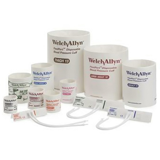 [NEO-4-1] Welch Allyn Soft Disposable Neonate 4 Blood Pressure Cuff with 1-Tube, Female SnapQuik Connector, 40/Case