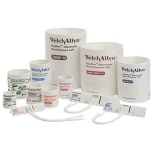 [NEO-3-1] Welch Allyn Soft Disposable Neonate 3 Blood Pressure Cuff with 1-Tube, Female SnapQuik Connector, 40/Case