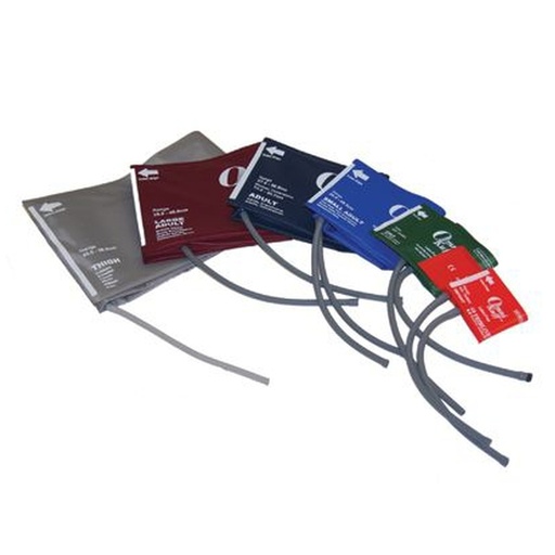 [3604SCK] Welch Allyn Trimline Small Adult Reusable Blood Pressure Cuff with 1-Tube, Female Screw Connector, 5/Box