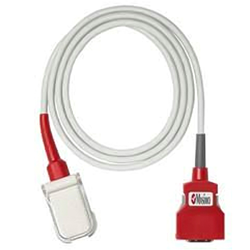 [RED LNC-10] Welch Allyn SPO2 Masimo Rainbow Set Cable with MINI-D Connector, 10 Foot, 20-Pin, for Connex Vital Monitor