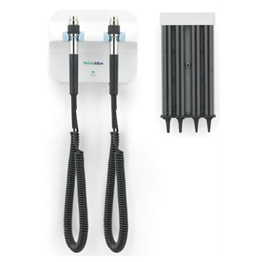 [77510] Welch Allyn Green Series 777 Wall Diagnostic System with Wall Transformer, KleenSpec Dispenser
