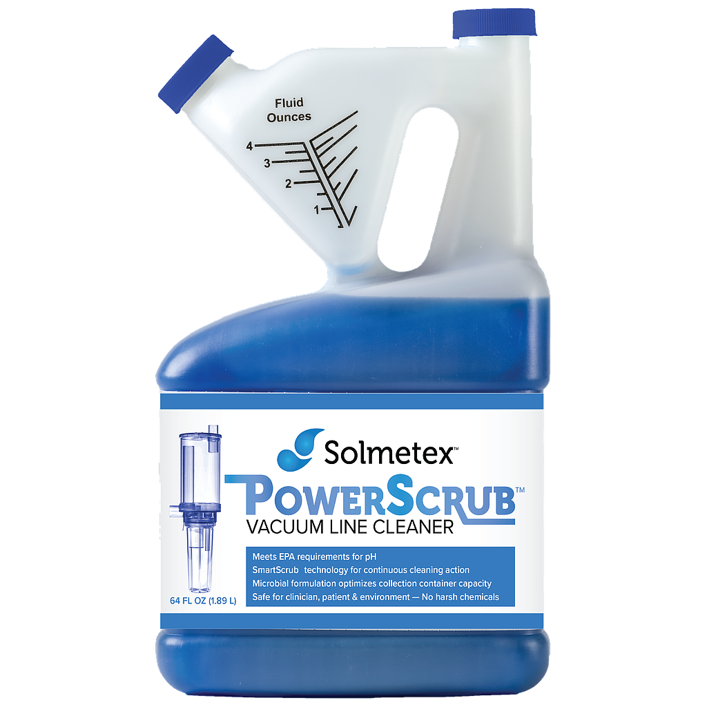 [PCS-VLCB] Solmetex PowerScrub™ Vacuum Line Cleaner One 64 oz. Bottle