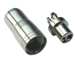 [121T] 3-Hole HP Metal Connector & Metal Nut