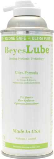 [LC2010] BeyesLUBE Aerosol Lubricant, For Turbines & Electric Handpieces, 500ml, Made in USA
