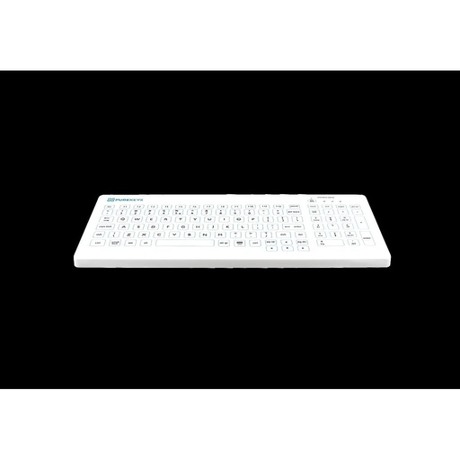 Purekeys USB Compact Fixed Angle Medical Keyboard, 103 Keys