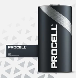 [PC123] Duracell® Procell Size 123 Lithium Battery, 3V, Bulk