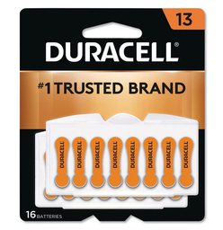 [DA13B16ZM] Duracell® Zinc Hearing Aid Battery Size 13