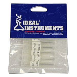 [9326] Ideal Needle Plastic Hub Hard Retail Pack - 16G x 1" (5 Pack)