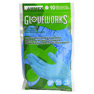 [GWN10PK] Retail Packaging Nitrile Gloves (10 Pack)