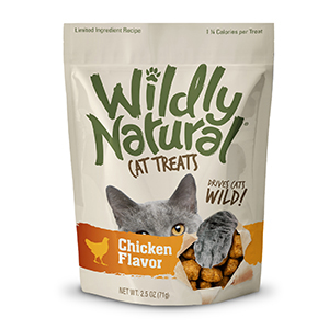 [6198] Fruitables Wildly Natural Cat Treats, Chicken Flavor - 2.5 oz