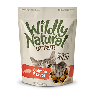 [6204] Fruitables Wildly Natural Cat Treats, Salmon Flavor - 2.5 oz
