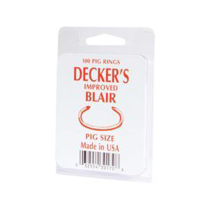 [6] Blair No. 3 Hog Rings - 100 ct