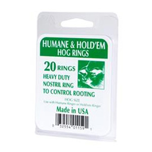 [15] Humane & Hold'em Hog Rings - 20 ct