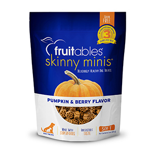 [2294] Fruitables Skinny Minis Soft Treats, Pumpkin & Berry Flavor - 5 oz