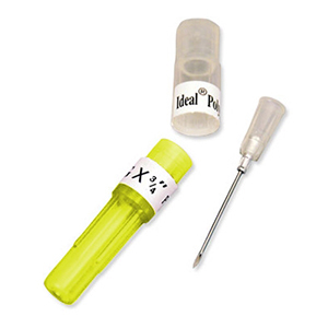 [9362] Ideal Needle Plastic Hub Hard Retail Pack - 20G x 0.5" (25 Pack)