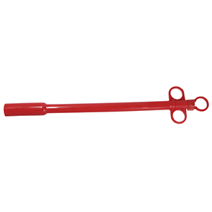 [10230] Plastic Balling Gun BG3 Red, Large Bolus (Bovine/Feedlot/Dairy)
