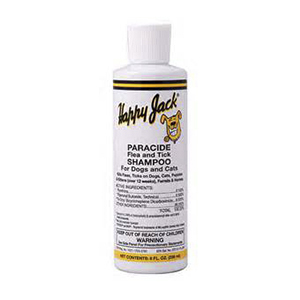[187-1063] Happy Jack Paracide Flea & Tick Shampoo - 8 oz